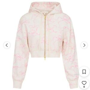 LoveShackFancy Pierra Cropped Hoodie